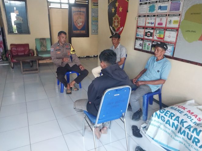 
 Polsek Mare Mediasi Permasalahan Warga Melalui Problem Solving Bhabinkamtibmas
