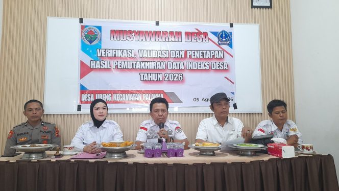 
 Verifikasi Penetapan Hasil Pemutakhiran Data Indeks Desa Tahun 2026 di Desa Ureng, Bhabinkamtibmas Sampaikan Pentingnya Data Akurat