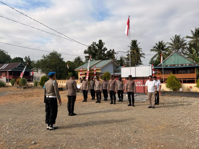 
 ‎Wakapolsek Awangpone Ingatkan Personel Antisipasi Curanmor di Lokasi Keramaian HUT Ke-81 Kemerdekaan RI  ‎