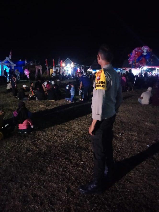 
 ‎Personel Polsek Cenrana Laksanakan Pengamanan di Lokasi Perkemahan