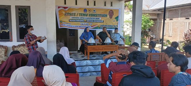
 ‎Polsek Awangpone Pantau Kegiatan Reses Anggota DPRD Kabupaten Bone di Desa Kading  ‎