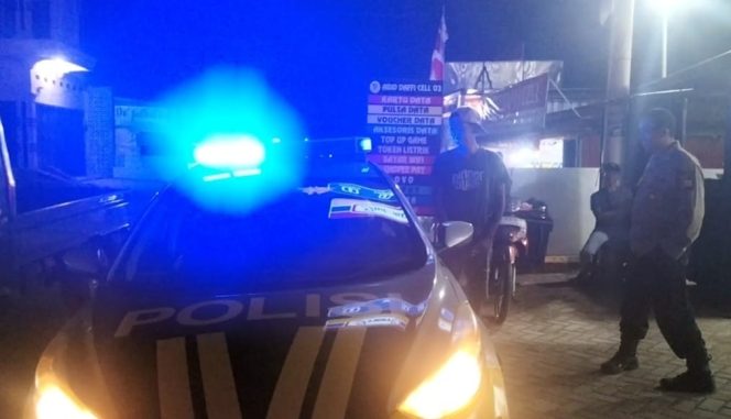 
 Blue Light Patrol Polsek Ajangale Tingkatkan Keamanan Malam Hari
