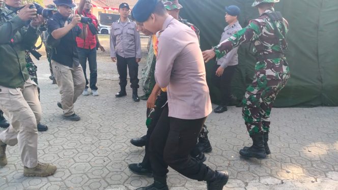 
 Latihan Gulbencal di Pompanua, Wujud Sinergi TNI-Polri dan Instansi Terkait