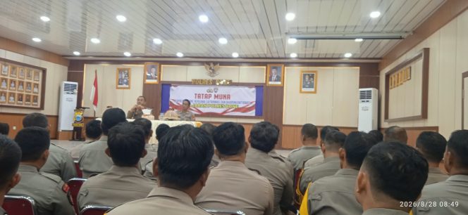 
 ‎Bhabinkamtibmas Polsek Awangpone Ikuti Tatap Muka Bersama Kapolres Bone