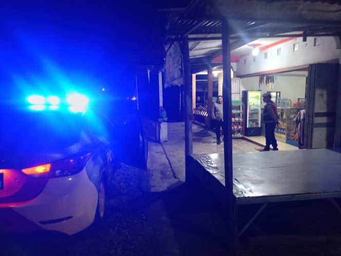 
 Polsek Awangpone Intensifkan Patroli Biru Dalam Menjaga Kondusifitas Kamtibmas