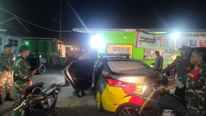 
 Kapolsek Pimpin Patroli  Biru Demi Jaga Situasi Kamtibmas  Polsek Tonra, Polres Bone