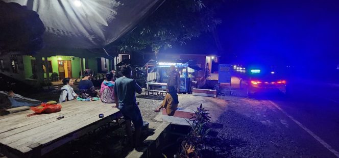 
 ‎Personil Polsek Palakka Laksanakan Patroli Biru Antisipasi Gangguan Kamtibmas