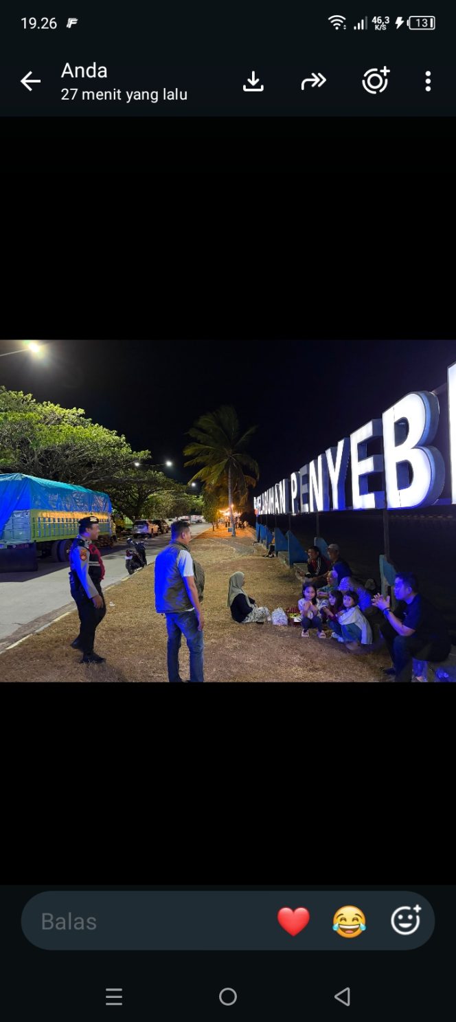 
 Patroli Biru, Berikan Rasa Aman Kepada Pengunjung Di Malam Hari