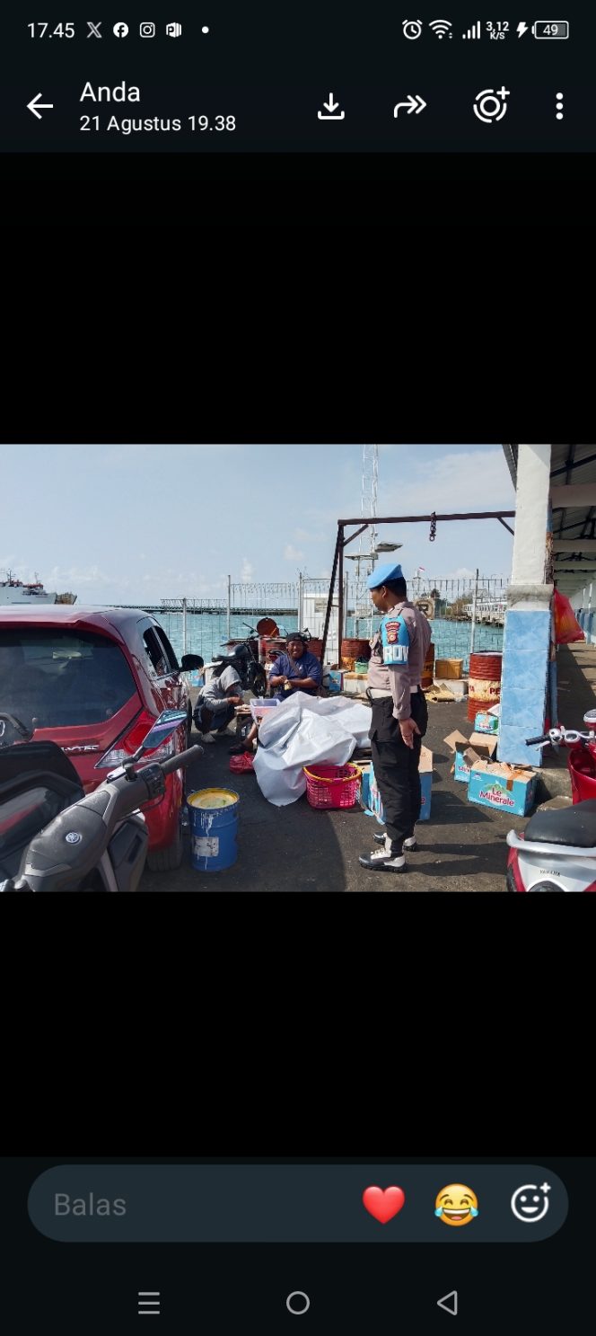 
 Beri Rasa Aman Kepada Pengguna Jasa , Lakukan Pelayanan Di Rumpdoor Kapal