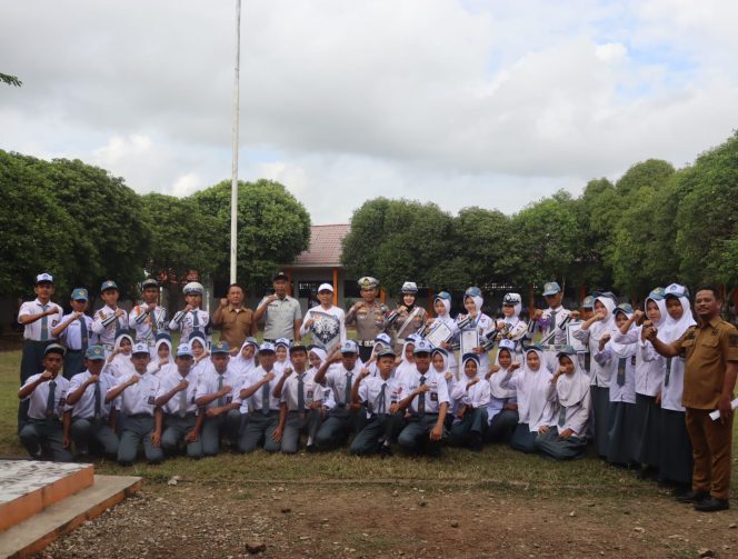 
 Police Goes to School, Satlantas Polres Bone Edukasi Pelajar SMKN 2 Tertib Lalu Lintas