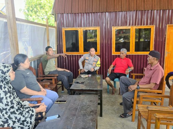 
 Aipda A. Rusman Aktif Sambang, Perkuat Silaturahmi dan Koordinasi Kamtibmas