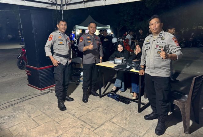 
 Hadir di Tengah Komunitas, Polsek Tanete Riattang Kawal Anniversary dan Deklarasi Scoobat–Genio Arpal Brotherhood 2026