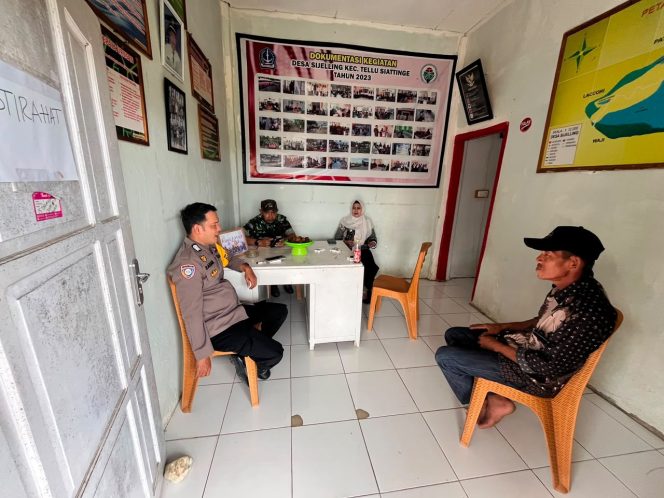 
 Bhabinkamtibmas dan Babinsa, Jaga Kekompakan Kunjungi dan Bangun Dialog Bersama Pemerintah Desa