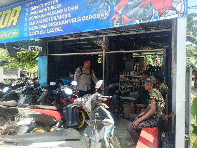 
 Menjadi Garda Terdepan di Wilayah Binaan, Aipda Hamdan Konsisten Jaga Kamtibmas