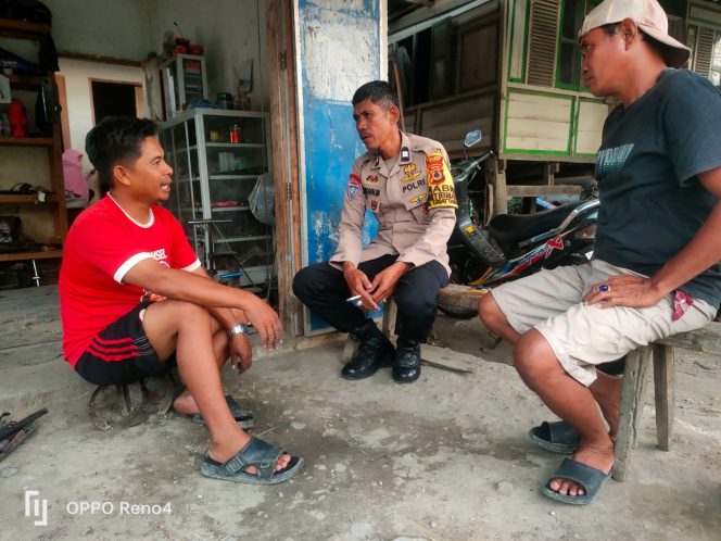 
 Rawat Kamtibmas dari Dekat, Aiptu Baso Halim Konsisten Hadir di Wilayah Binaan