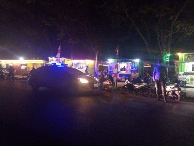 
 Patroli Rutin Polsek Mare, Dipimpin Kanit Samapta AIPTU Muh. Tahir Jaga Kondusivitas Wilayah
