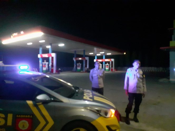 
 Polsek Ulaweng  Aktif Patroli Biru Pantau Aktivitas Masyarakat Serta Objek Vital