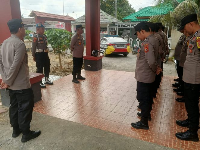 
 Kapolsek Ulaweng Pimpin Apel Perdana, Tegaskan Komitmen Jaga Kamtibmas
