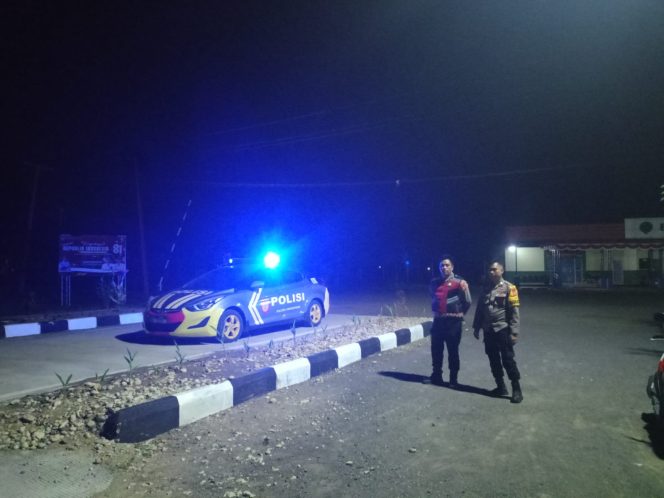 
 Polsek Awangpone Intensifkan Patroli Biru Guna Menjaga Kondusifitas Kamtibmas
