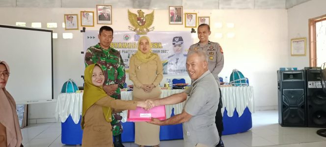 
 Bhabinkamtibmas Desa Mario Hadiri Musrenbang Desa, Bahas Rancangan RKPDes 2027 dan Daftar Ulang RKPDes 2028