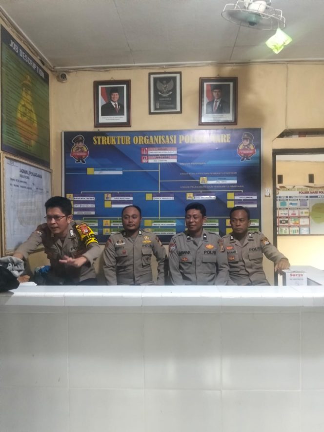 
 PERSONEL POLSEK MARE GELAR PENGAMANAN MAKO, PASTIKAN KEAMANAN DAN KESIAPSIAGAAN PERSONEL