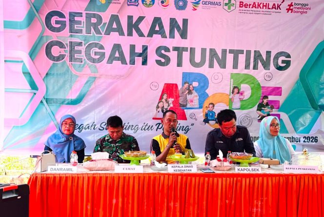 
 ‎Kapolsek Awangpone Hadiri Gerakan Cegah Stunting Tahun 2026