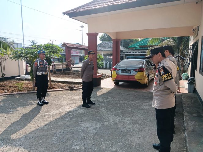 
 Personel, Polsek Ulaweng, Laksanakan, Apel Pagi, dan Evaluasi, Pelaksanaan Tugas,