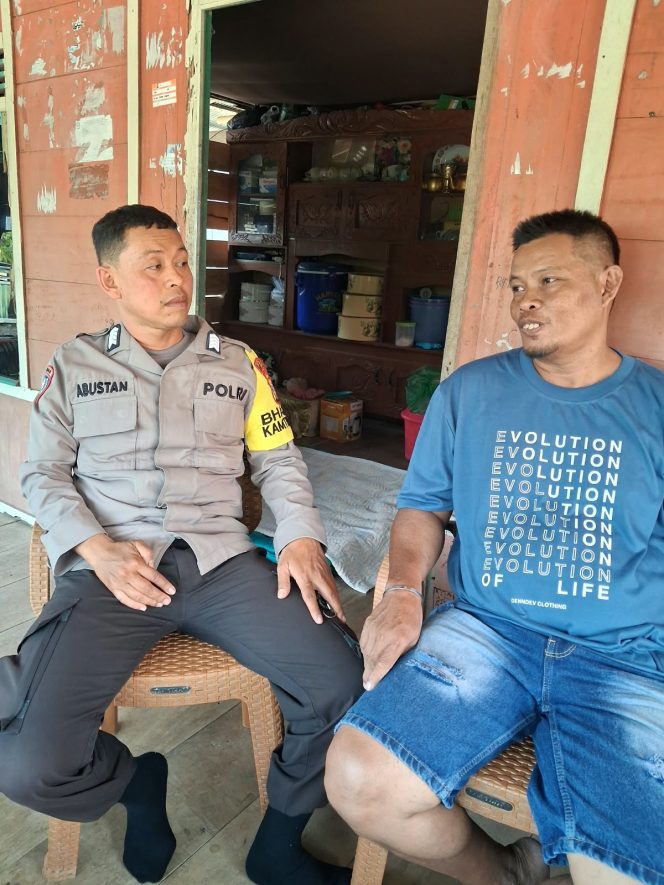 
 Bhabinkamtibmas Sambang Warga Jadi Ruang Menjaga Kamtibmas