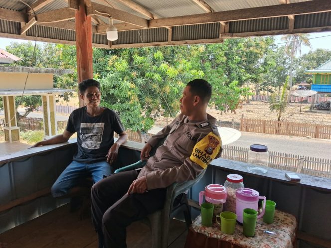 
 Bhabinkamtibmas Hadir Menyapa, Labissa Tetap Dalam Pantauan