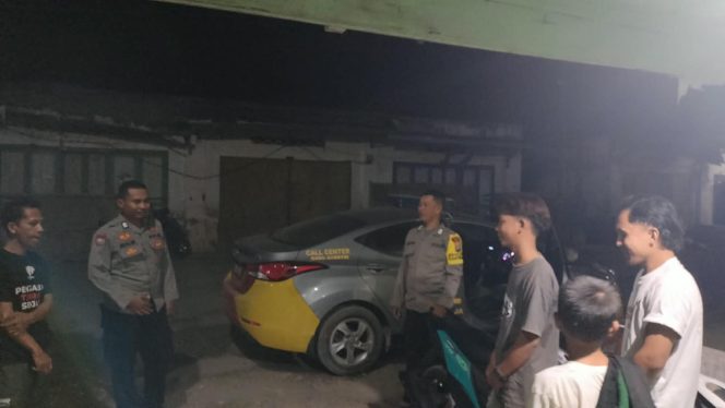 
 Malam Tetap Terjaga, Patroli Biru Polsek Ajangale Pastikan Situasi Kondusif