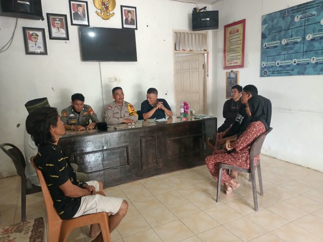 
 Bhabinkamtibmas, Polsek Ulaweng, Mediasi, Sengketa Tanah Warisan, Berakhir Damai
