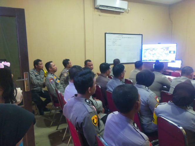 
 ‎Personel Polsek Awangpone Ikuti Launching SPMB SMA Kemala Taruna Bhayangkara