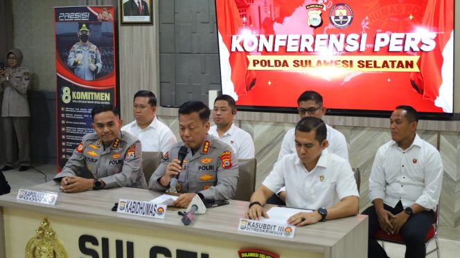 
 Polda Sulsel Ungkap Perkembangan Penyidikan Dugaan Korupsi dan TPPU Terkait Perizinan di Kabupaten Gowa