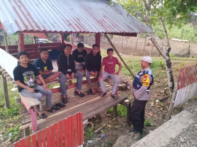 
 Bhabinkamtibmas, Aiptu Mustamin, Imbau Warga, Waspadai Kebakaran, di, Musim Kemarau,