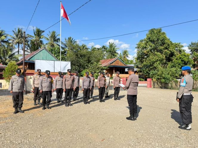 
 ‎Wakapolsek Awangpone Ingatkan Personel Antisipasi Kebakaran di Mapolsek
