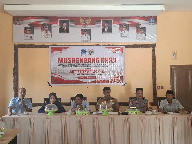 
 Agar Berjalan Aman Bhabainkamtibmas Hadiri Musrenbang Desa , Bahas RKPDes Tahun 2027 dan DU RKP Tahun 2028