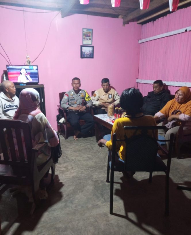 
 Sambang Jadi Kunci Kamtibmas, Bripka Muh. Tachdir Aktif Jaga Wilayah Binaan