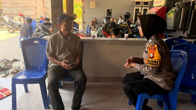 
 Brigpol Fitriani Menjaga Kamtibmas, Lakukan Kunjungan Langsung ke Rumah Warga