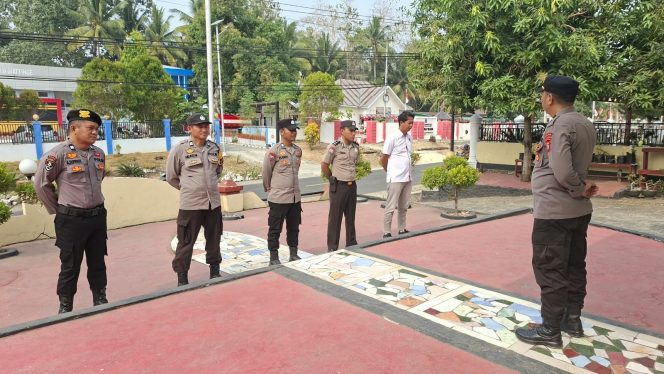 
 Wakapolsek Tellu Siattinge Pimpin Apel Pagi, Ucapkan Terima Kasih Atas Kehadiran Anggota