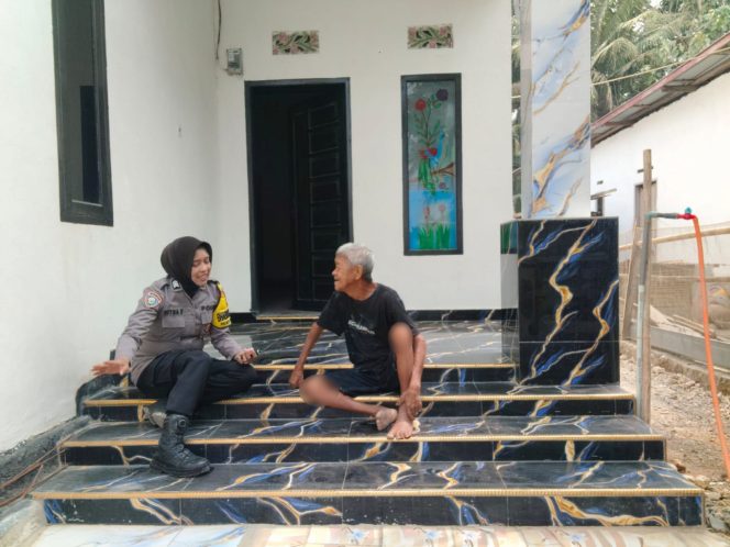 
 Brigpol Citra Bangun Kedekatan Sebagai Upaya Menjaga Kamtibmas di Desa Binaannya