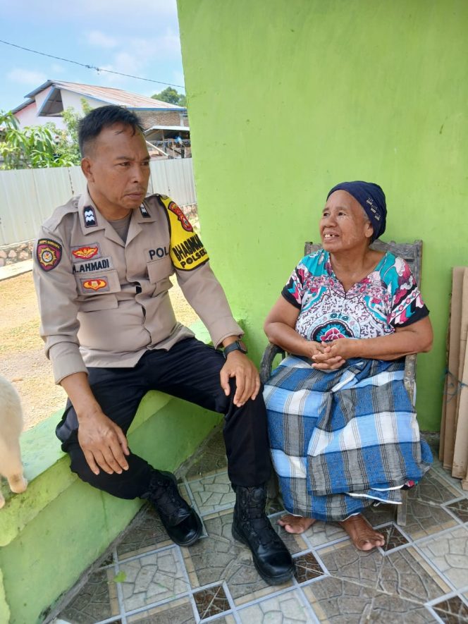 
 Bhabinkamtibmas Aiptu A. Ahmadi Laksanakan DDS di Wilayah Binaan