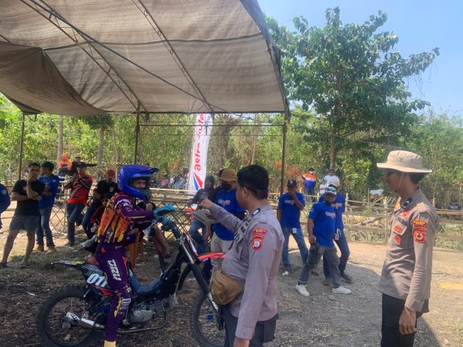 
 Polsek Cina Laksanakan Pengamanan Lanjutan Pesta Rakyat Lomba Balap Ojek Gabah