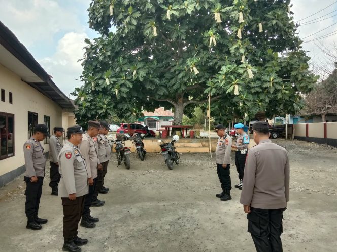 
 Kapolsek Ulaweng, Pimpin Apel Pagi, Sampaikan Arahan, dan Kebijakan, Pimpinan Polri,