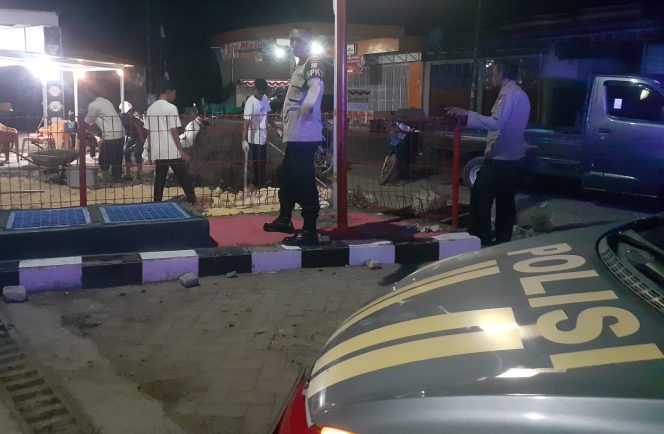 
 Ciptakan, Situasi Kamtibmas, Kondusif, AIPTU Mursalim, Pimpin, Patroli Malam, Polsek Ulaweng,