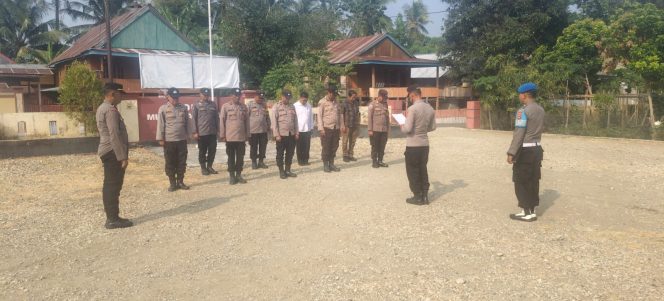 
 ‎KAPOLSEK AWANGPONE INGATKAN PERSONEL AGAR BERHATI-HATI DALAM BERTINDAK DAN BERPERILAKU