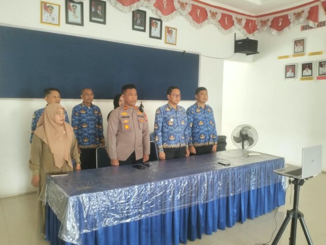 
 KAPOLSEK, ULAWENG, HADIRI, RAPAT PARIPURNA, HARI JADI, KE-357, SULAWESI SELATAN, MELALUI, ZOOM MEETING,
