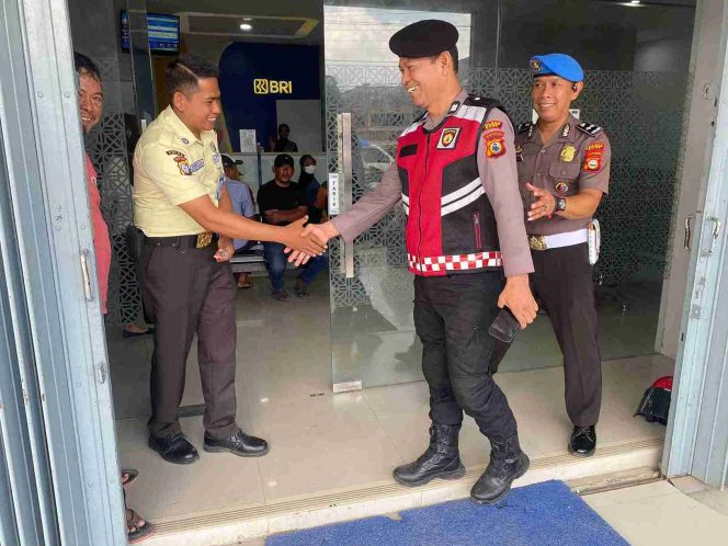 
 POLSEK MARE KONTROL KESIAPSIAGAAN SATPAM BRI UNIT MARE