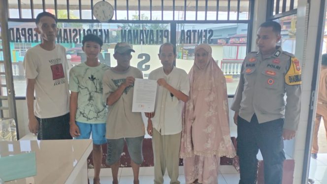 
 Laka Lantas di Pompanua, Bhabinkamtibmas Fasilitasi Mediasi Kedua Pihak
