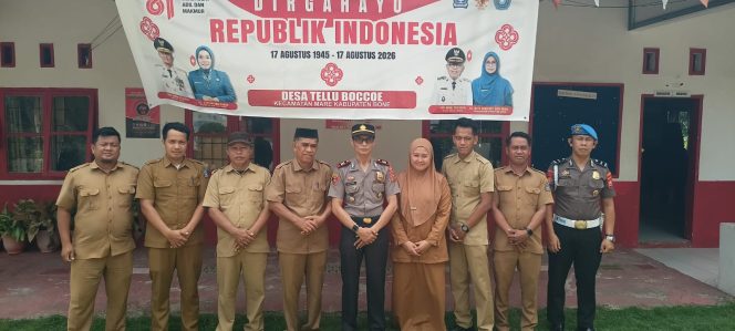 
 Kapolsek Mare Jalin Silaturahmi ke Kantor Desa Tellu Boccoe, Perkuat Sinergitas dengan Pemerintah Desa