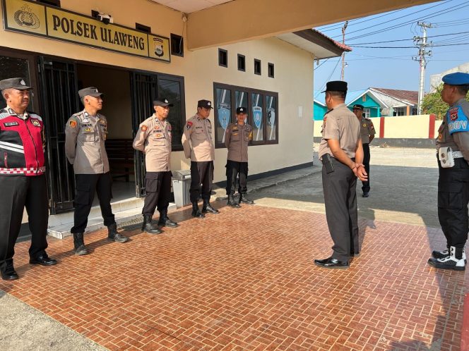 
 Kapolsek, Ulaweng, Pimpin, Apel Pagi, Tekankan, Pelaksanaan, Quick Wins, dan Commander Wish, Kapolri,